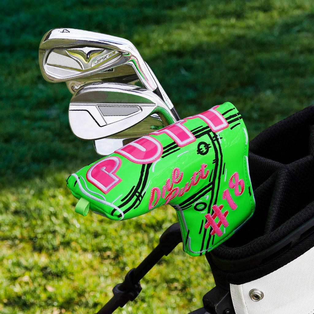 Green Putt Blade Head Cover