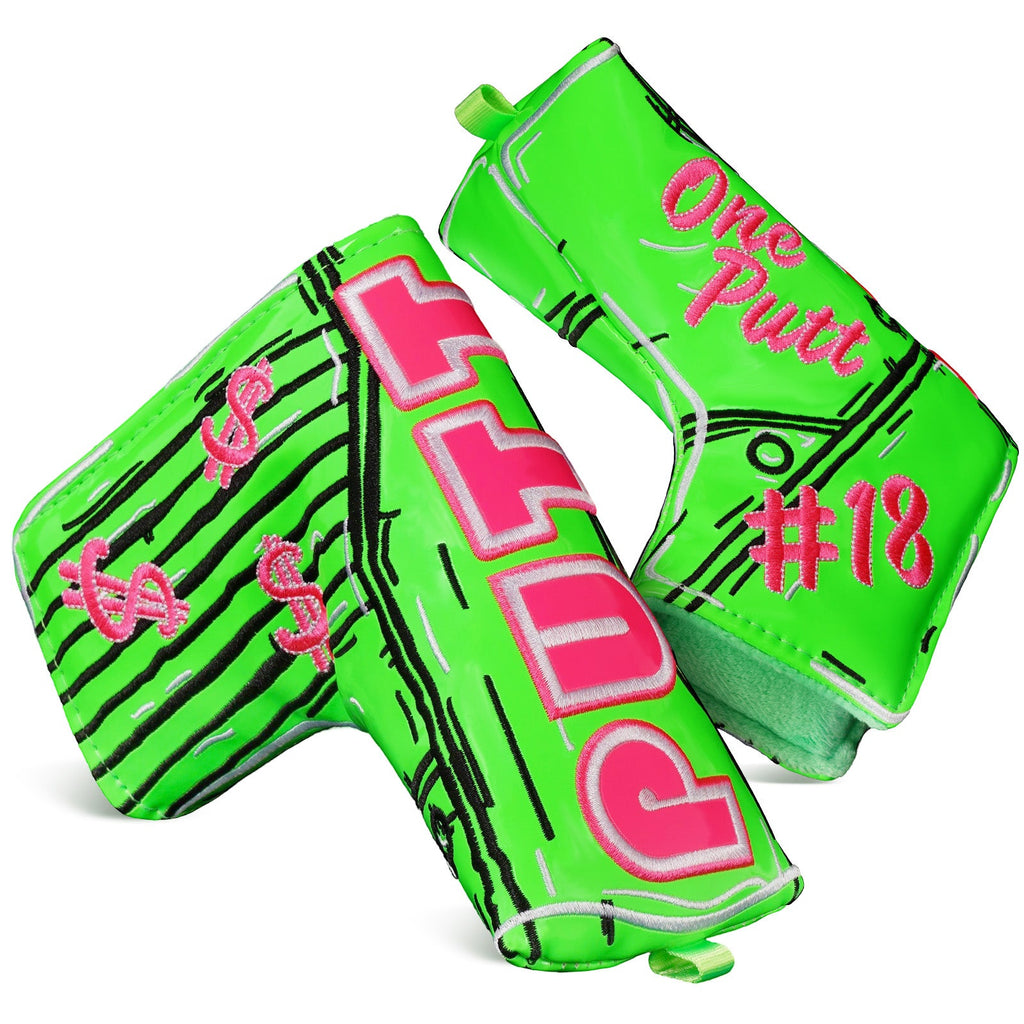 Green Putt Blade Head Cover