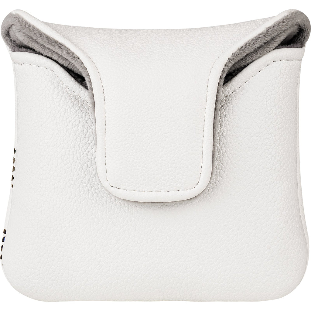 White PU Colorful Spider Square Head Cover