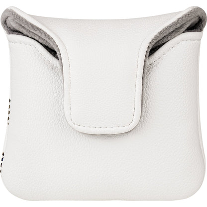 White PU Colorful Spider Square Head Cover