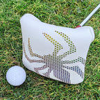 White PU Colorful Spider Square Head Cover