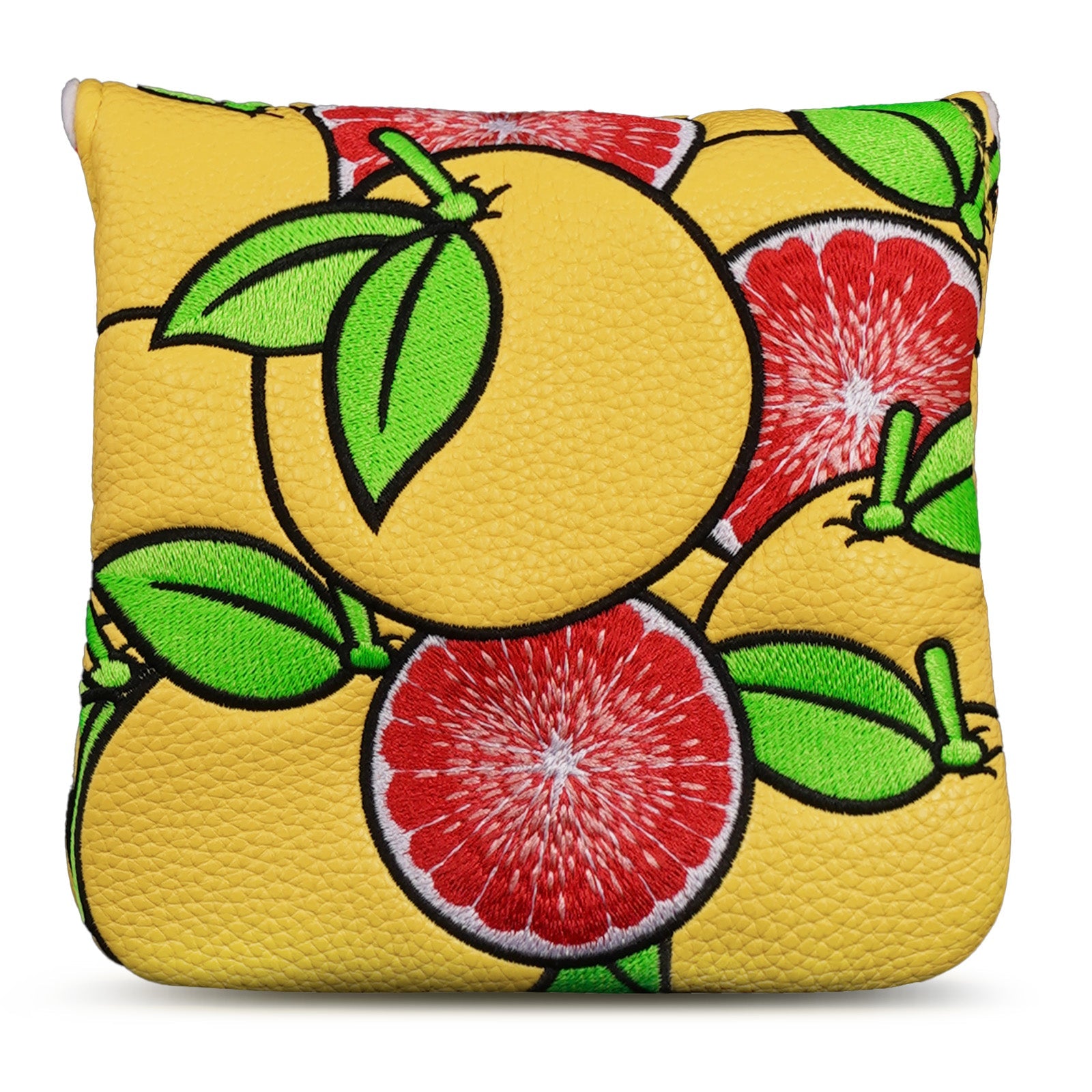 Yellow Pomelo Square Putter Head Cover