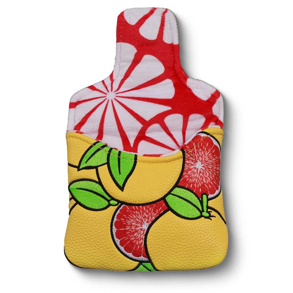 Yellow Pomelo Square Putter Head Cover