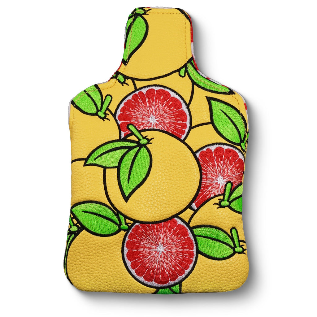 Yellow Pomelo Square Putter Head Cover