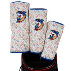White Shark Straight Barrel Golf Head Cover Set