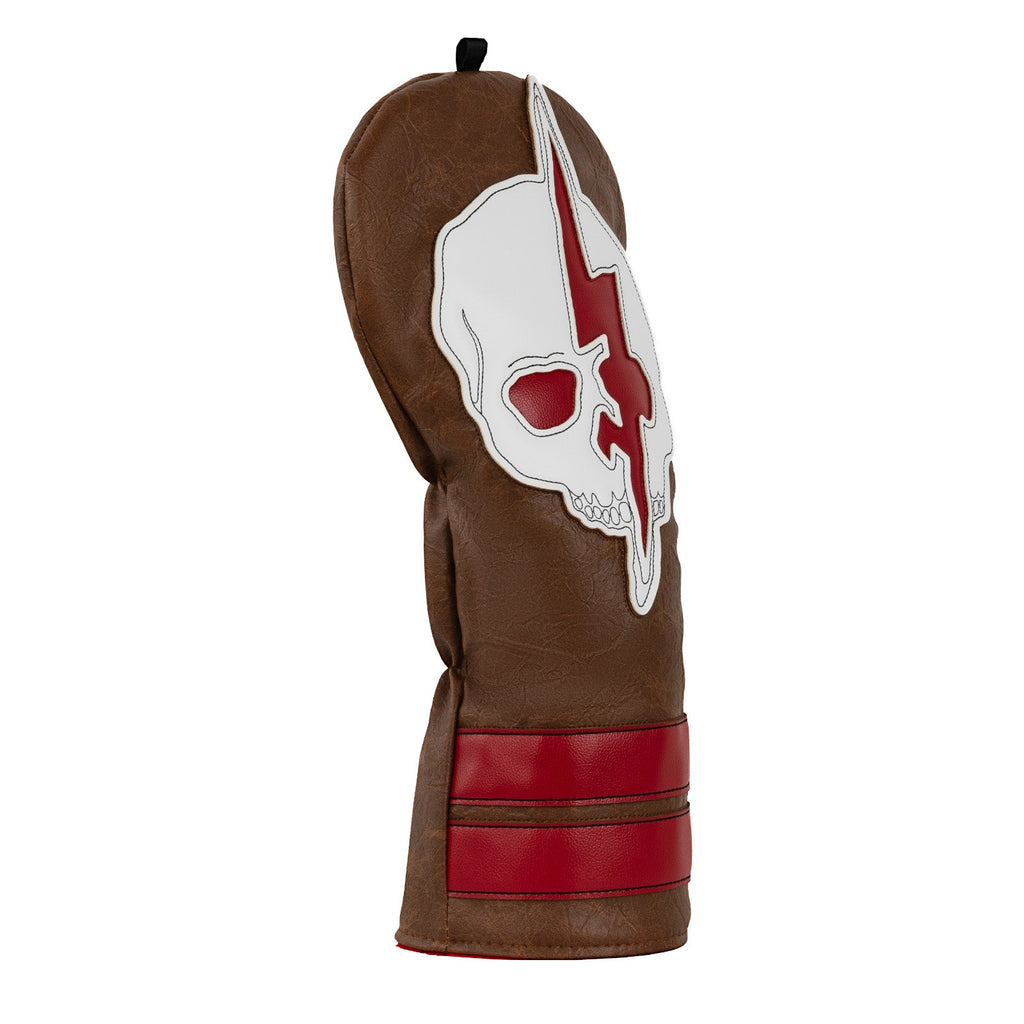 Brown Skull Driver Head Cover