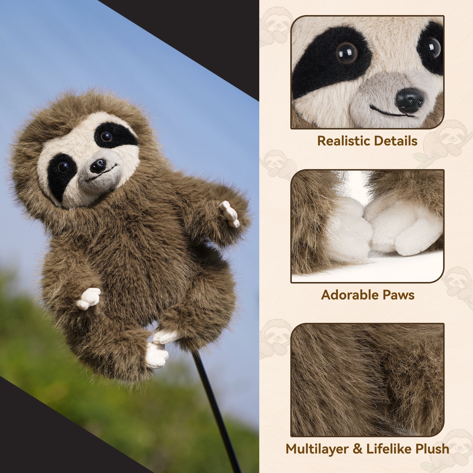 Sloth Driver Head Cover