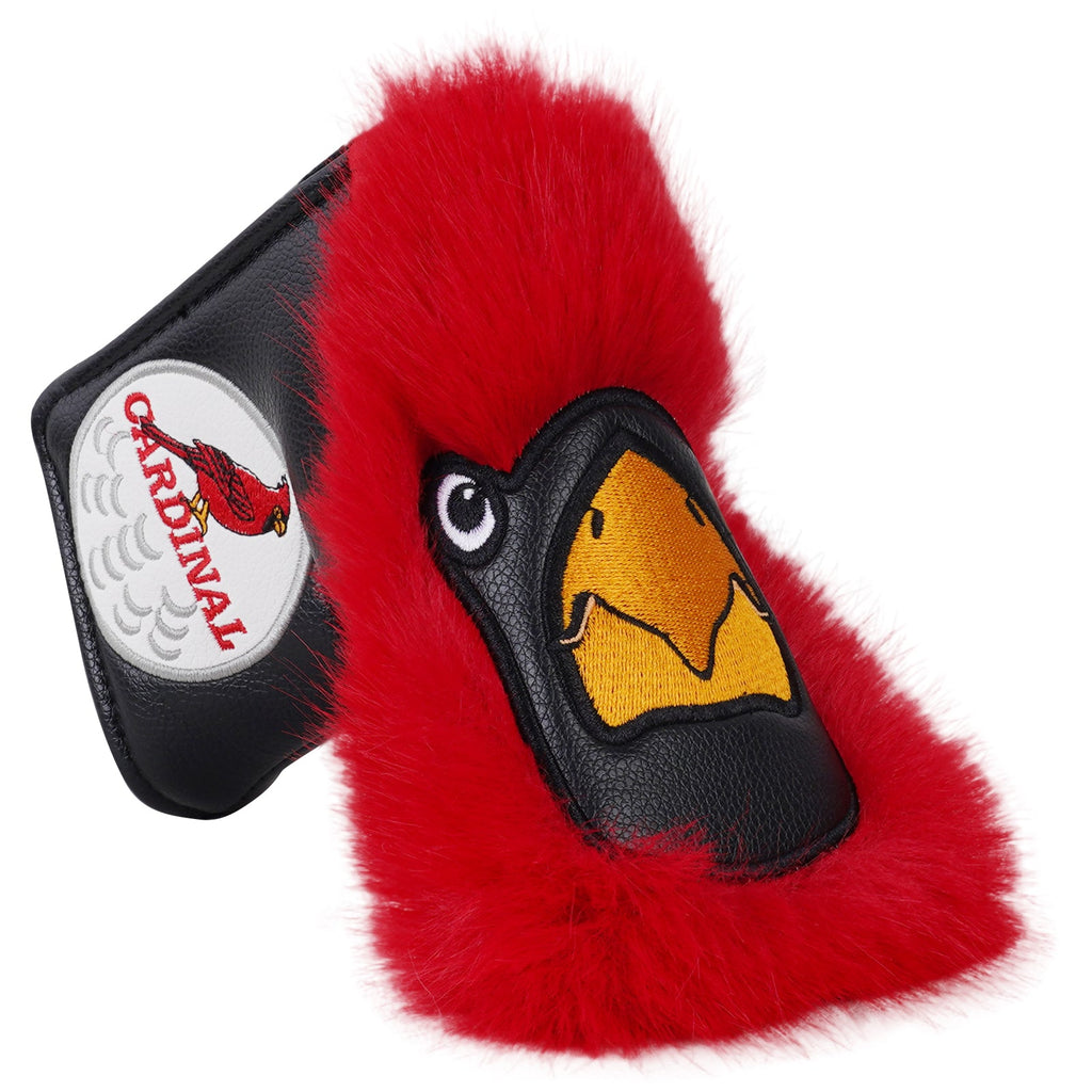 Black PU Red Bird Blade Head Cover