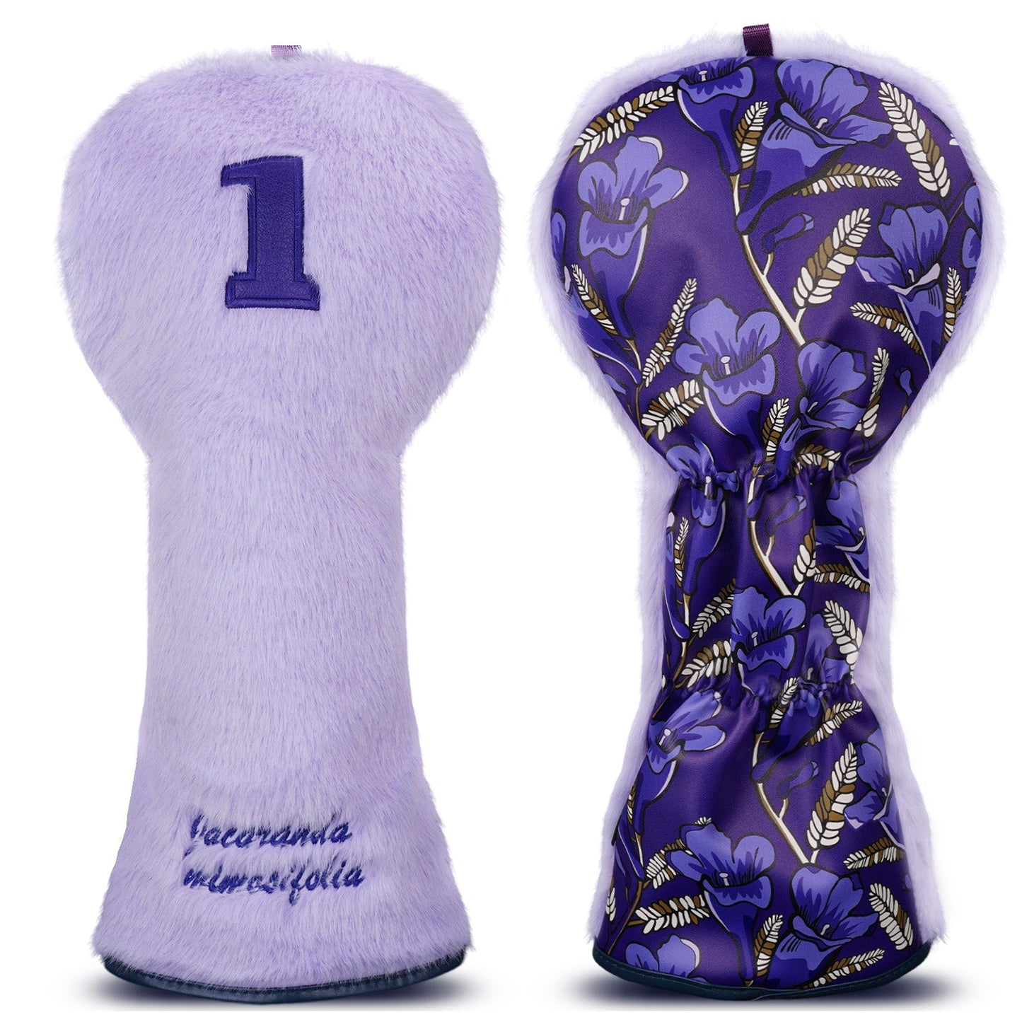 Jacaranda Mimosifolia Purple Fuzzy Driver Cover