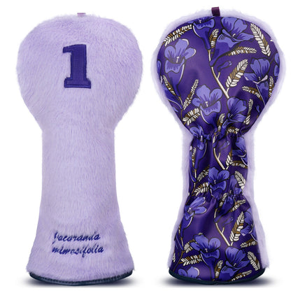 Jacaranda Mimosifolia Purple Fuzzy Driver Cover