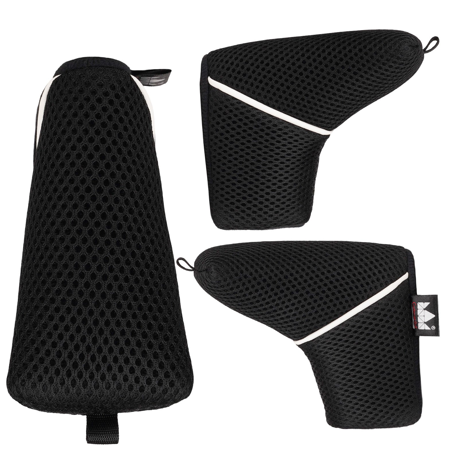 Black Web Blade Head Cover with Velcro