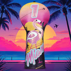 Miami Flamingo Driver Head Cover