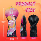 Miami Flamingo Driver Head Cover