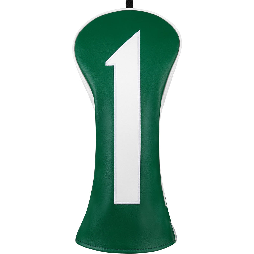 Green Numbers Three Pieces Driver Head Cover Set