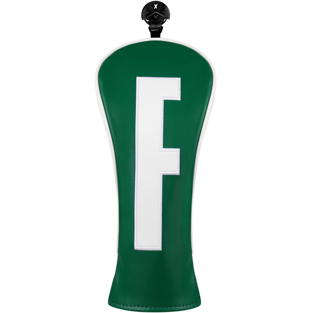 Green Numbers Three Pieces Driver Head Cover Set