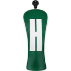 Green Numbers Three Pieces Driver Head Cover Set