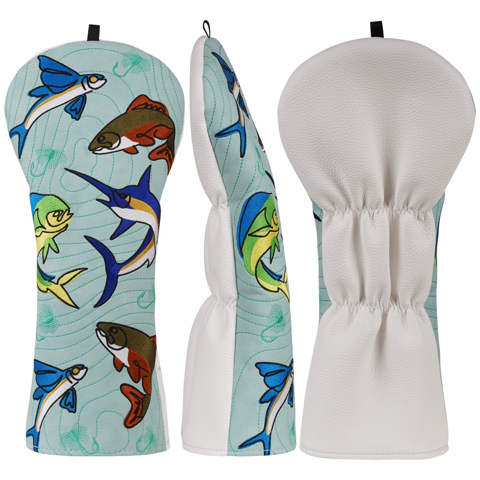 Green Fishing Driver Head Cover