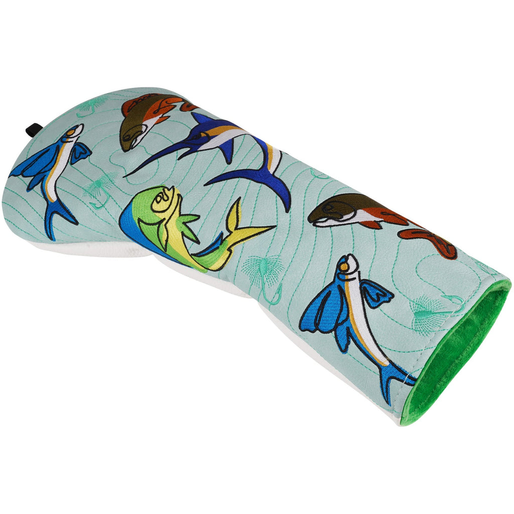 Green Fishing Driver Head Cover