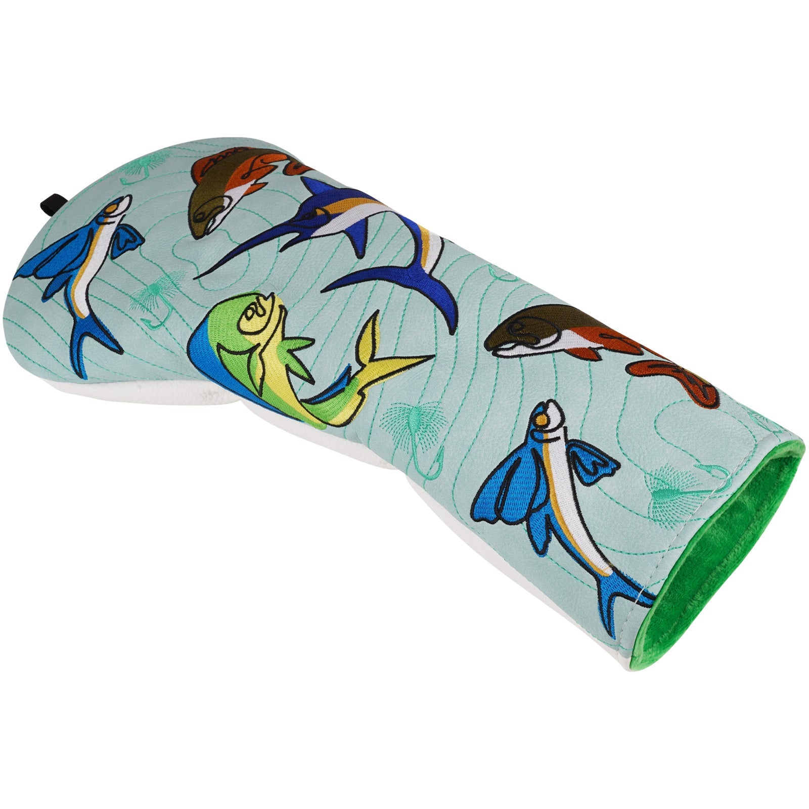 Green Fishing Driver Head Cover