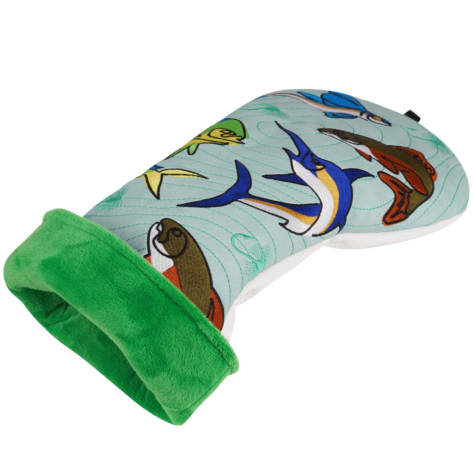 Green Fishing Driver Head Cover