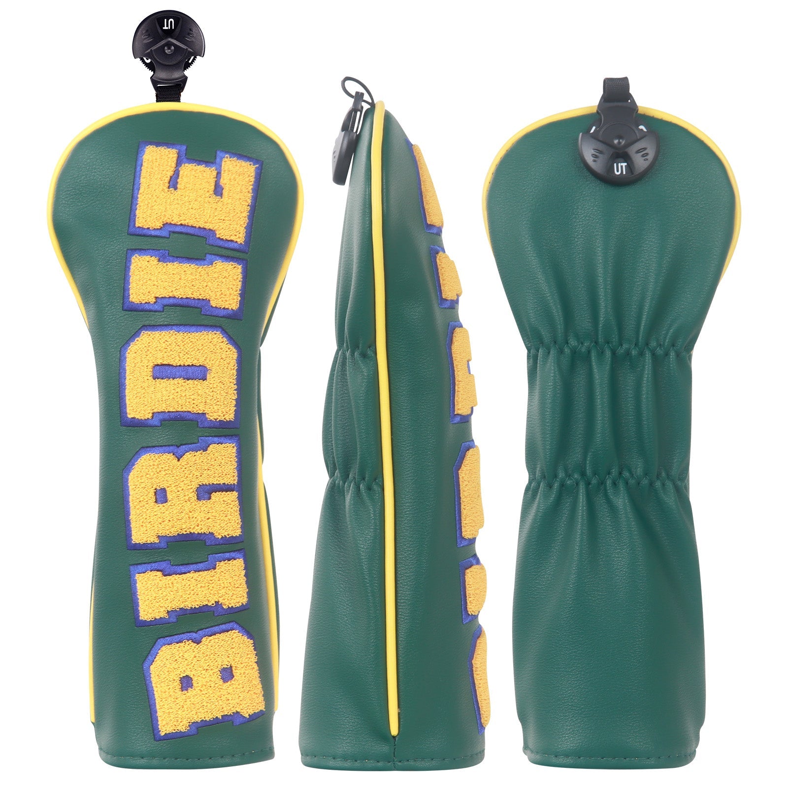 Green PU PUBIRDIE Head Cover Set