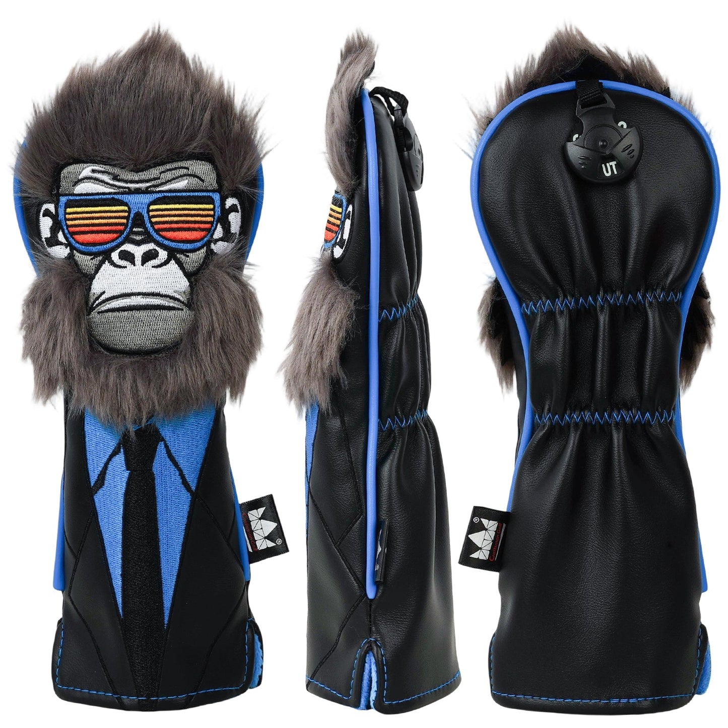 Sunglass Monkey Wood Golf Head Covers