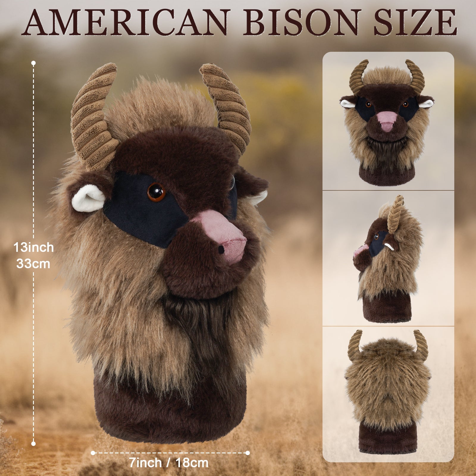 Buffalo Driver Head Cover