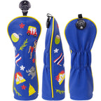 Blue Thai Custom Golf Head Cover Set