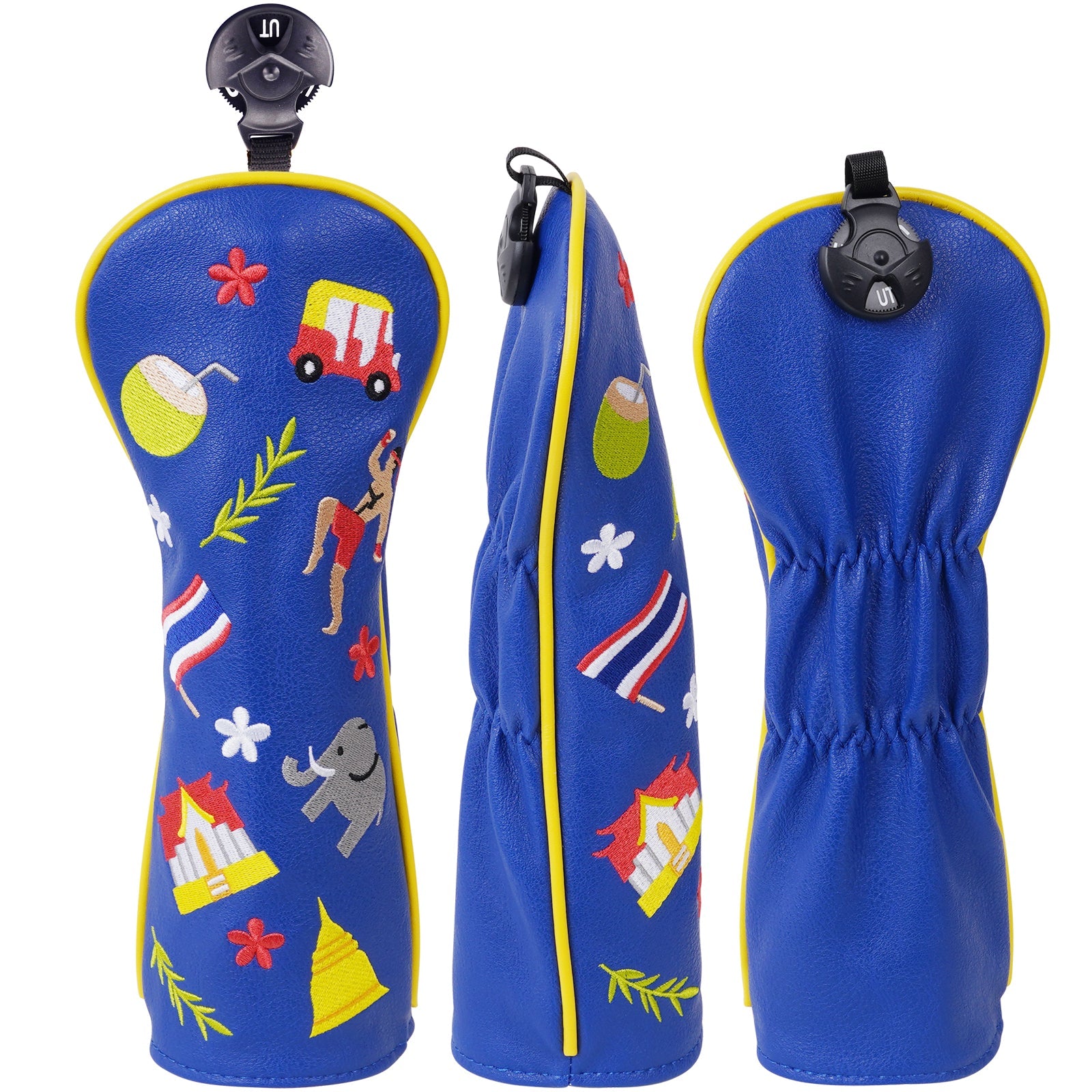 Blue Thai Custom Golf Head Cover Set