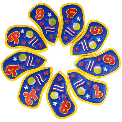 Blue Thai Custom Golf Head Cover Set