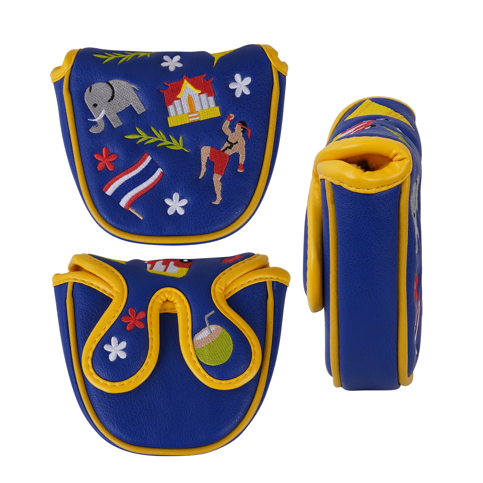 Blue Thai Custom Golf Head Cover Set