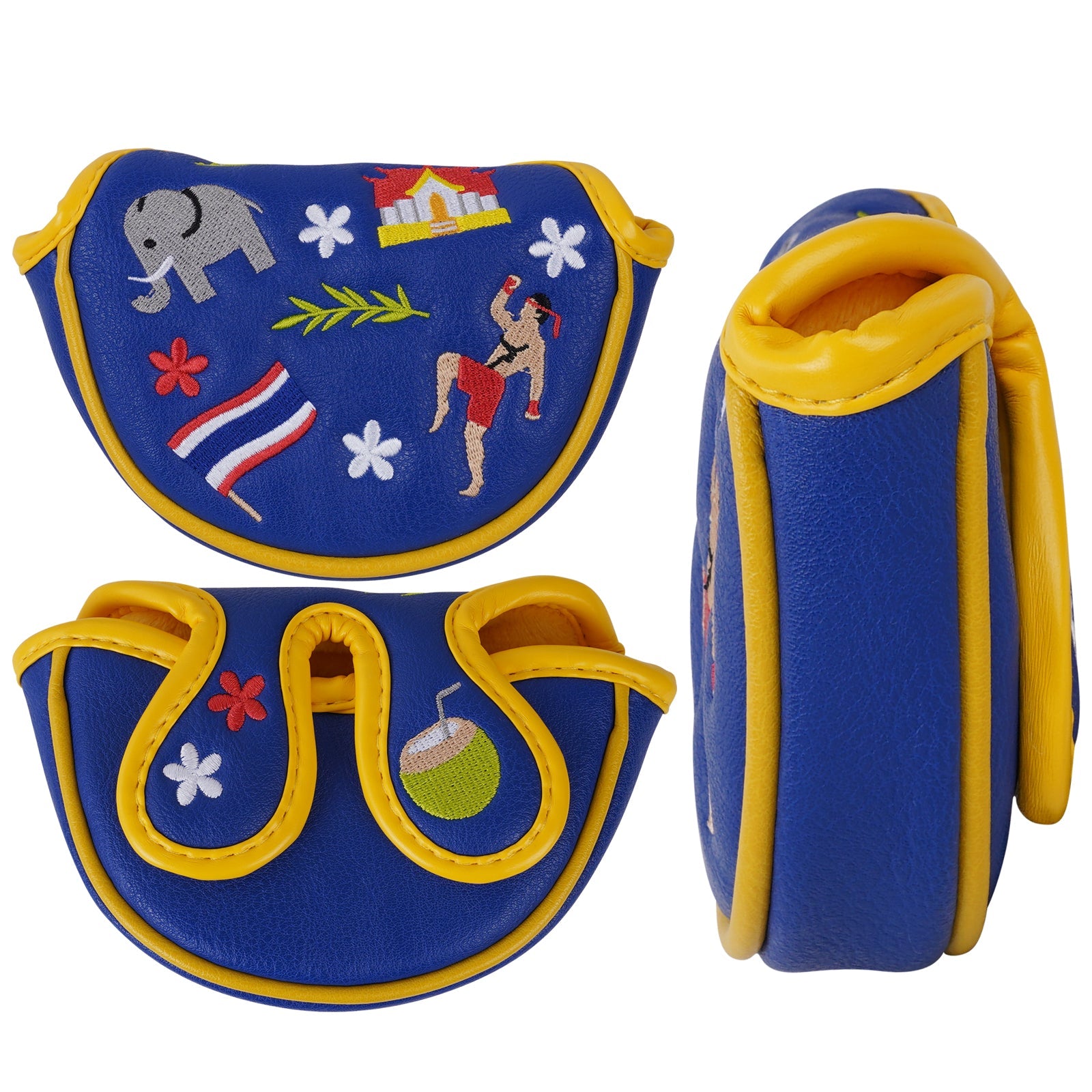 Blue Thai Custom Golf Head Cover Set