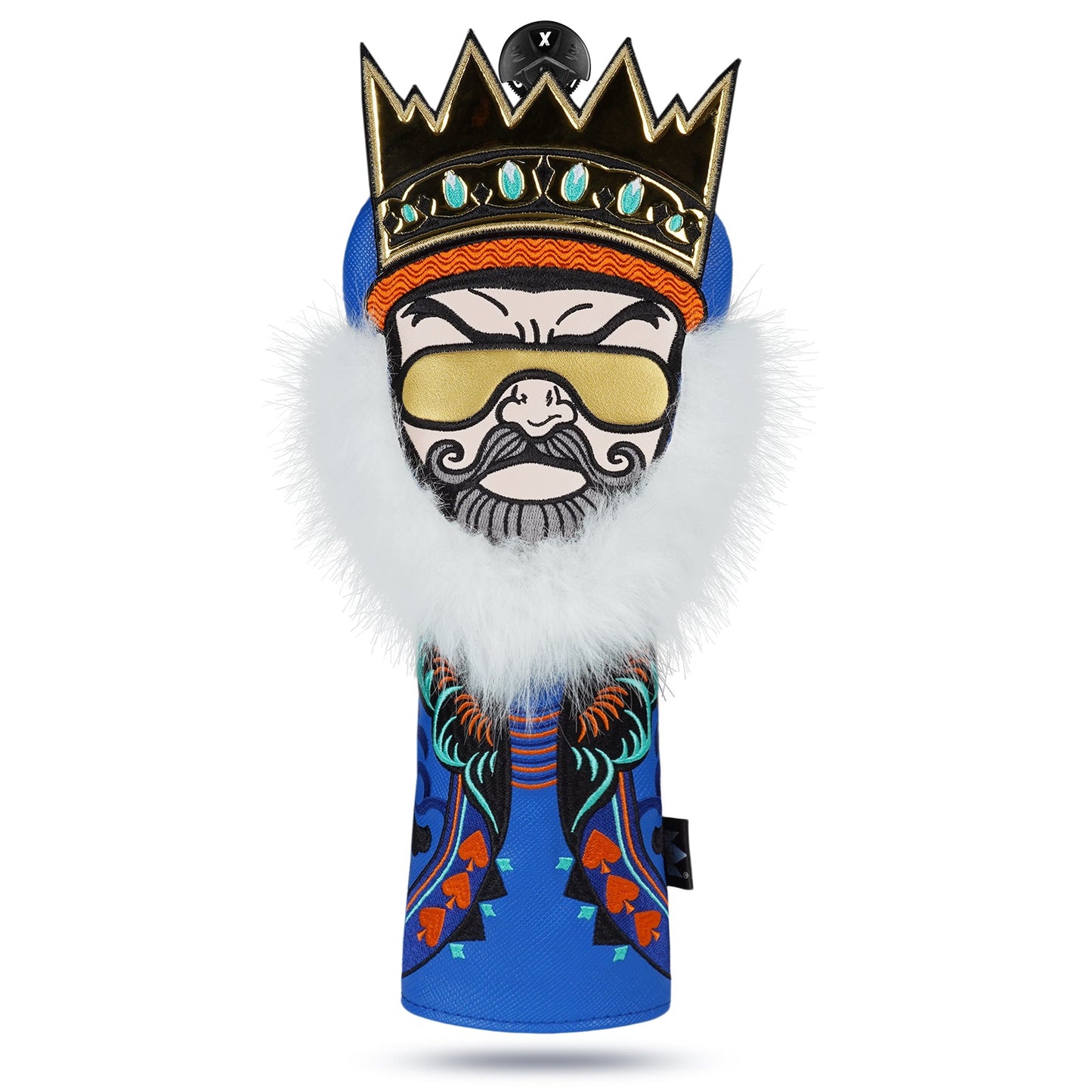 King of Golden Sunglasses Golf Headcover Set