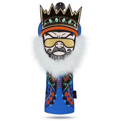 King of Golden Sunglasses Golf Headcover Set