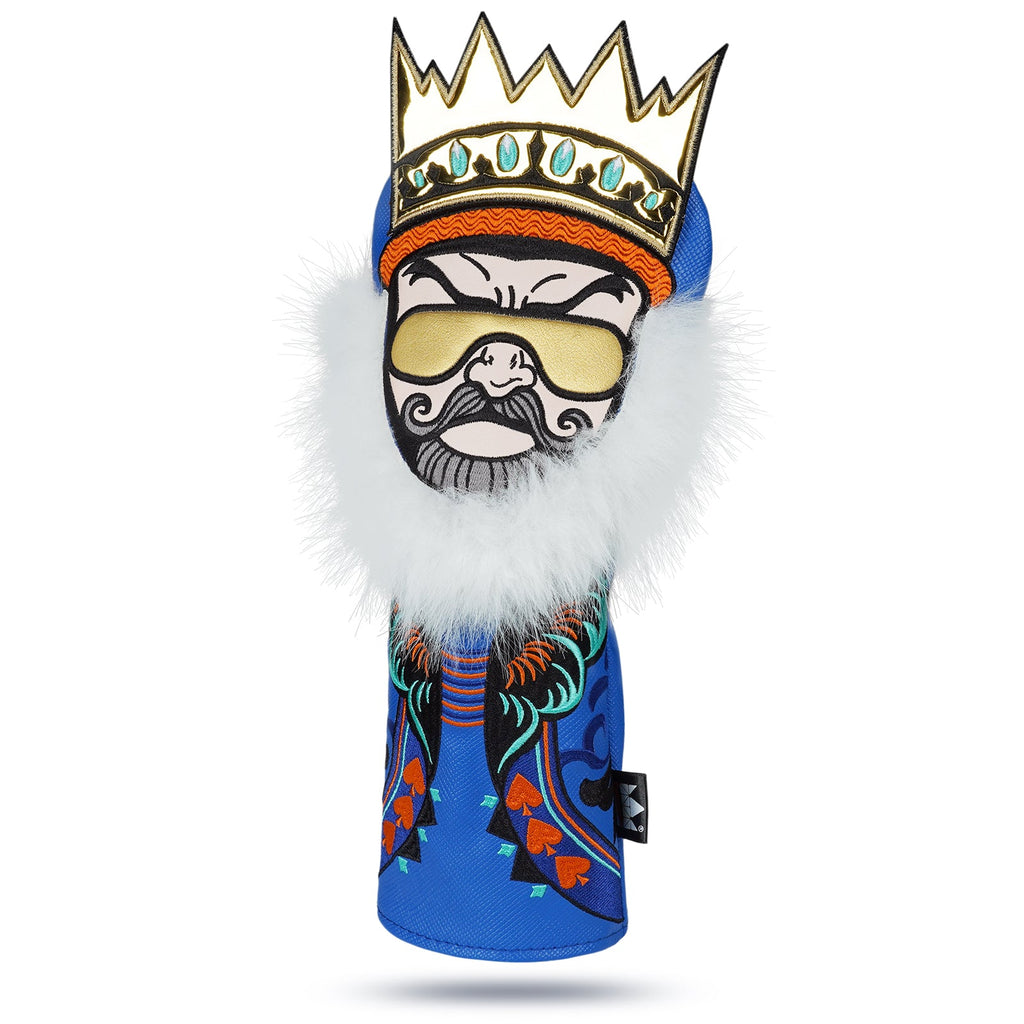 King of Golden Sunglasses Golf Headcover Set