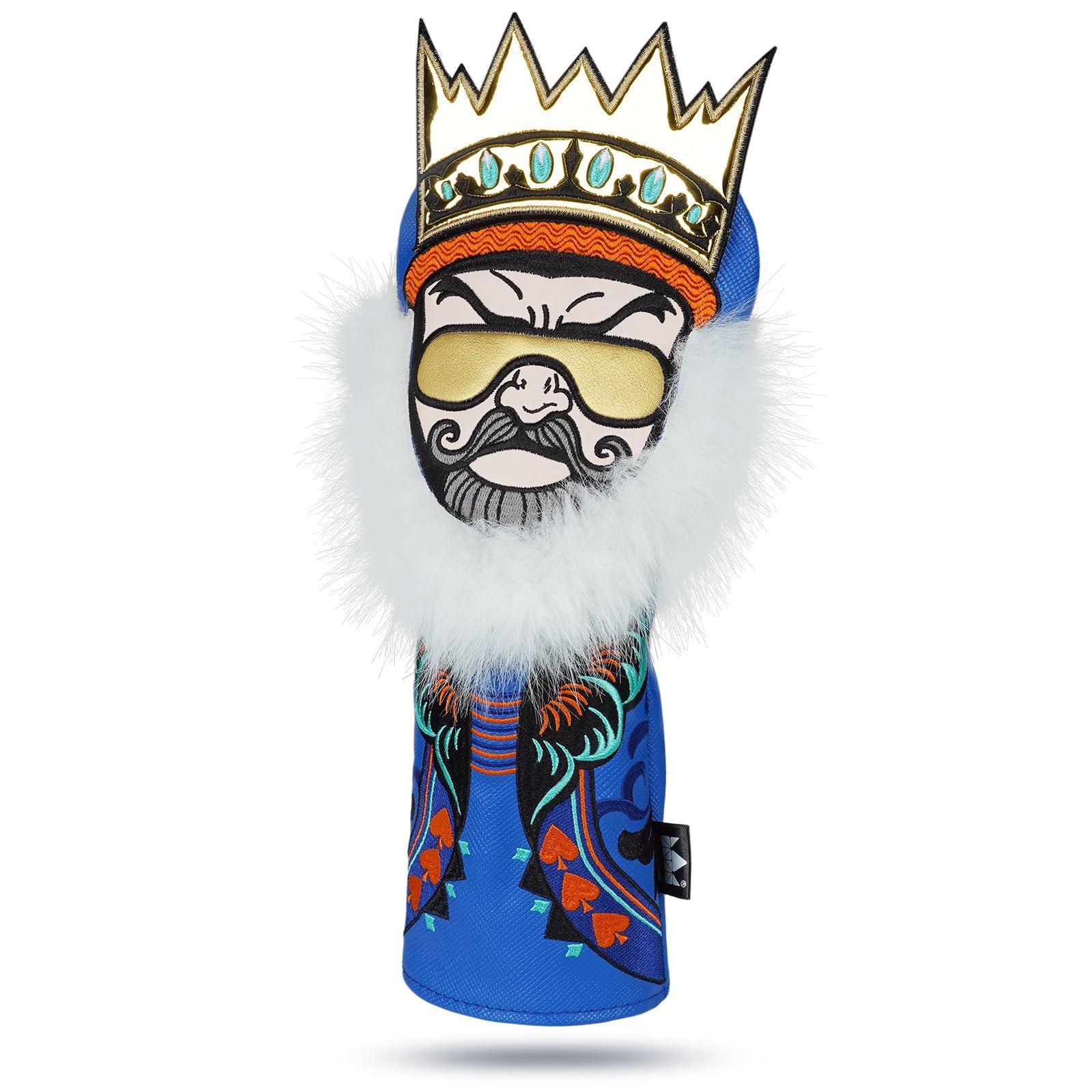 King of Golden Sunglasses Golf Headcover Set