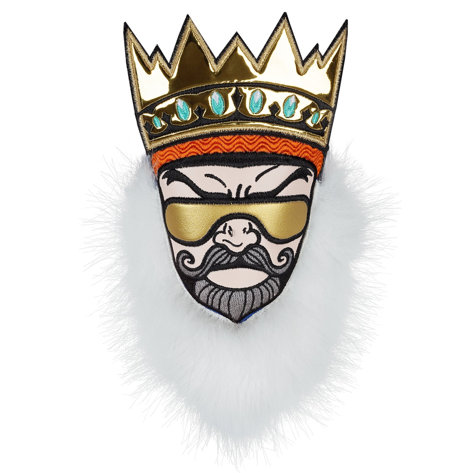 King of Golden Sunglasses Golf Headcover Set