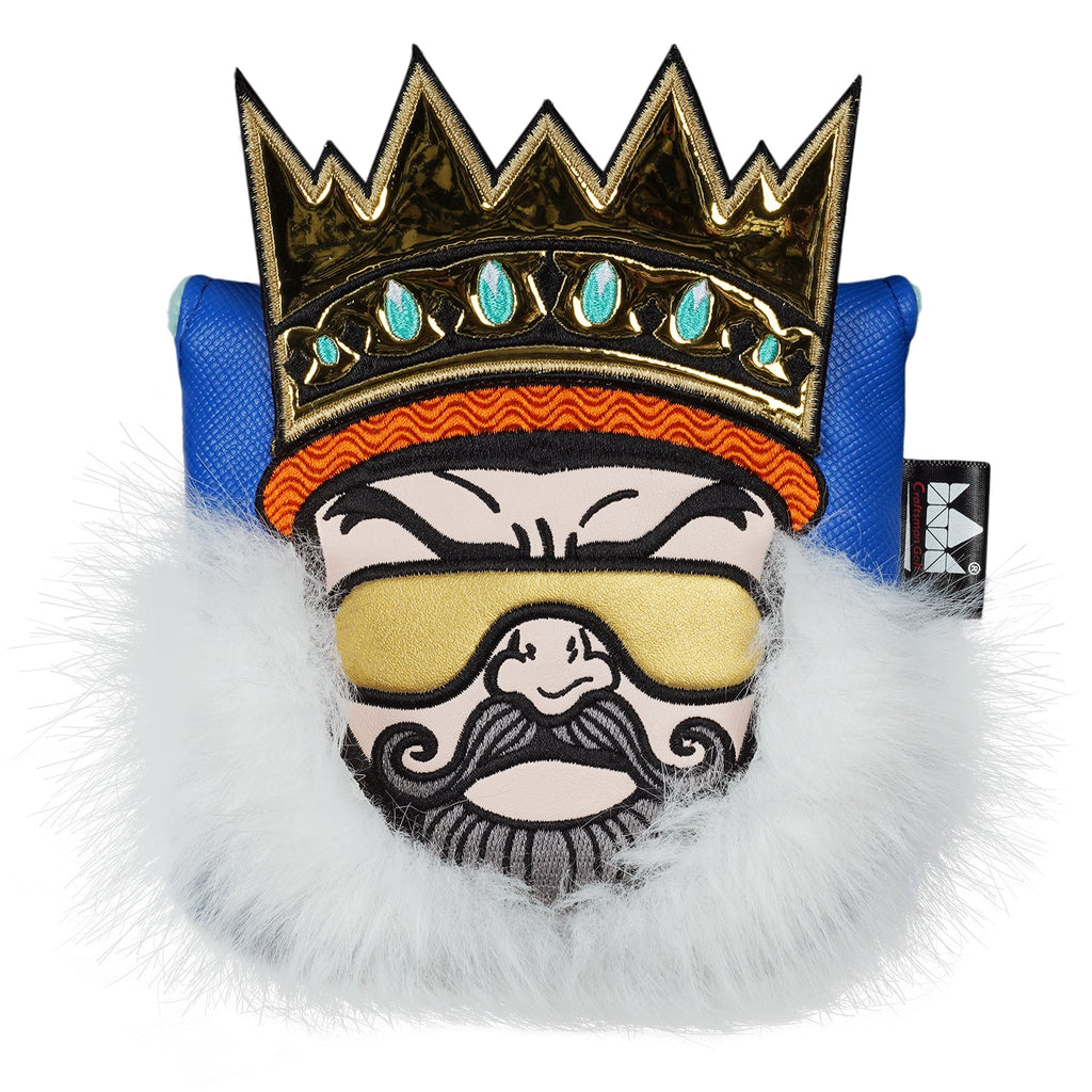 King of Golden Sunglasses Golf Headcover Set