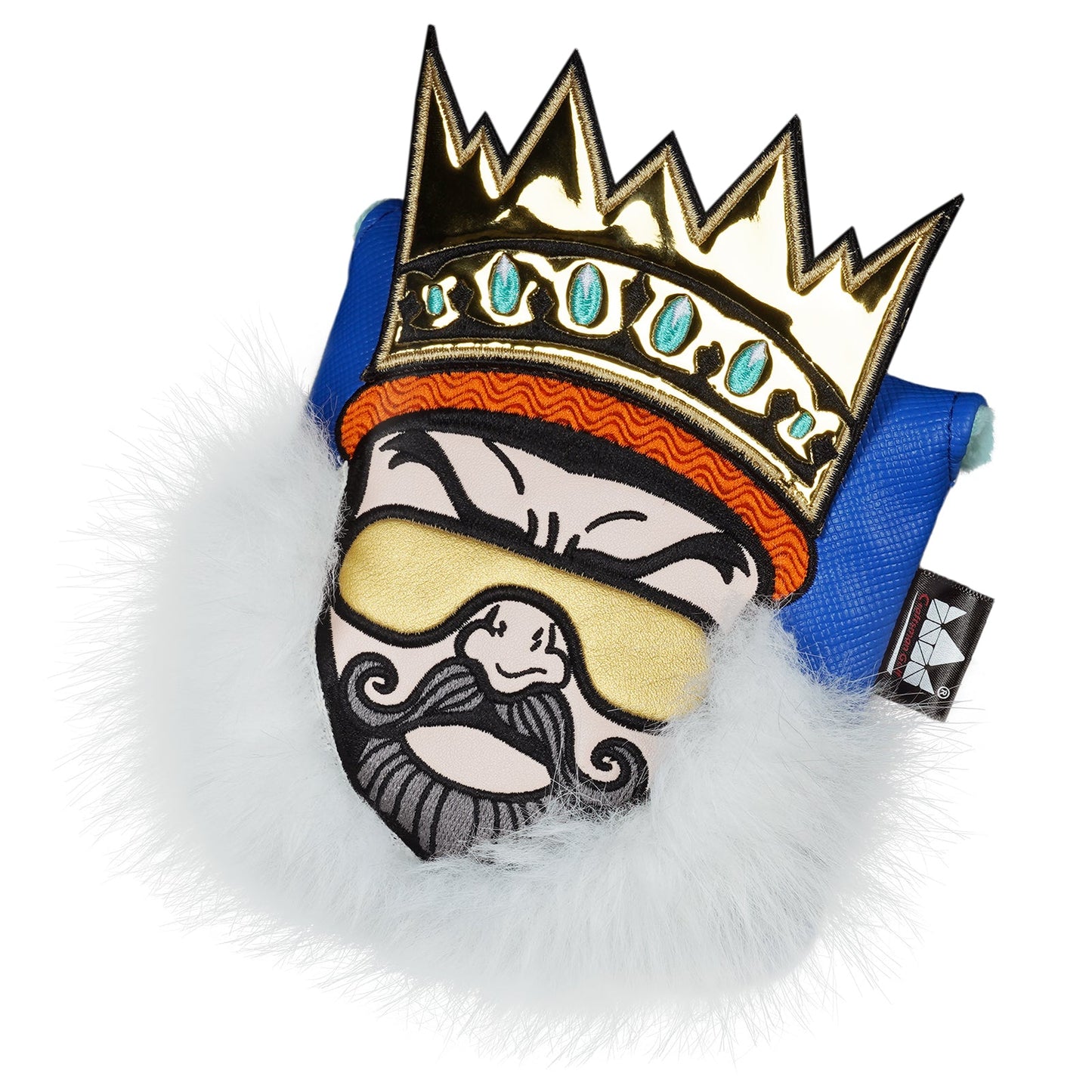 King of Golden Sunglasses Golf Headcover Set