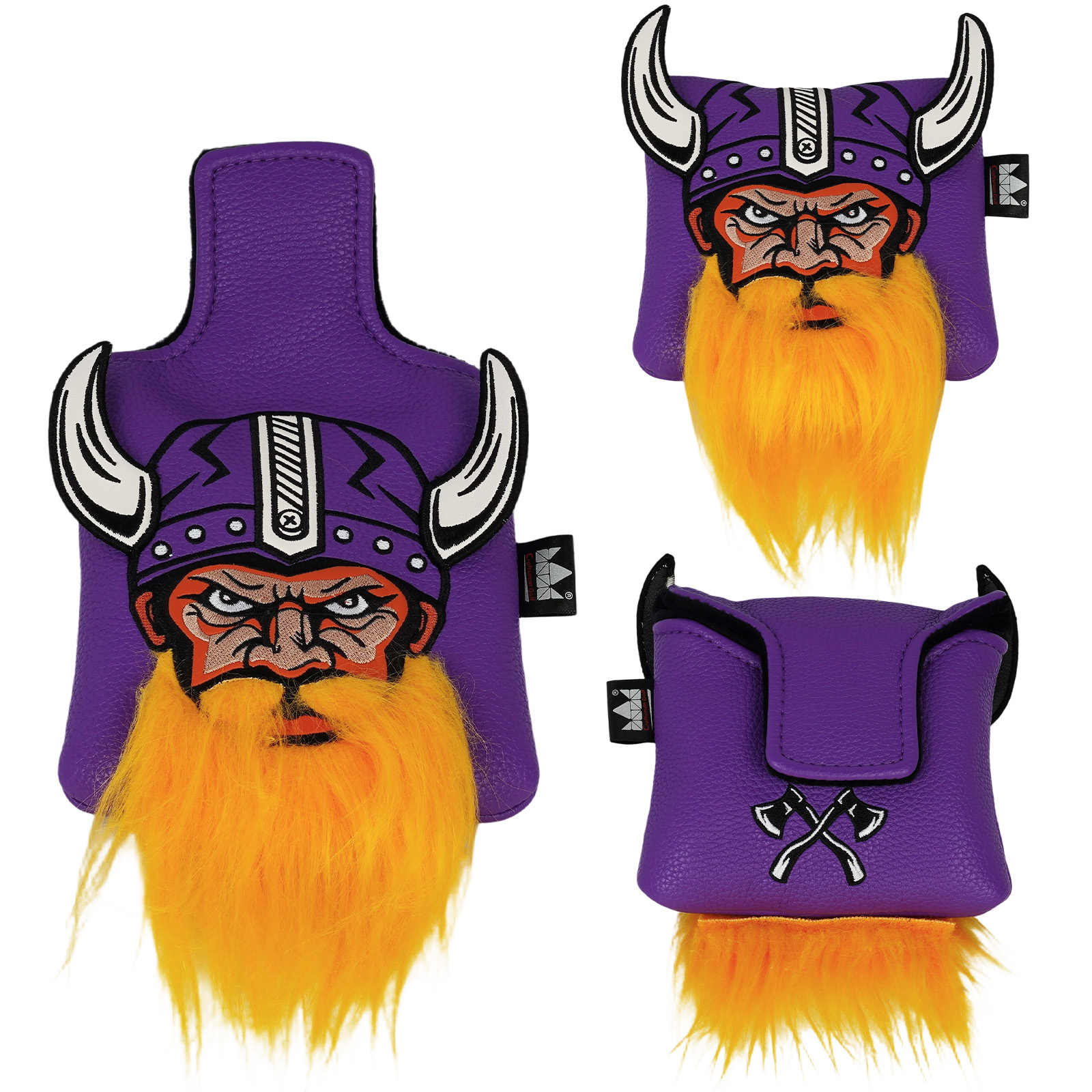Purple Vikings Golf Headcover Set