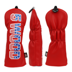 Flag in English Wood Headcover Set