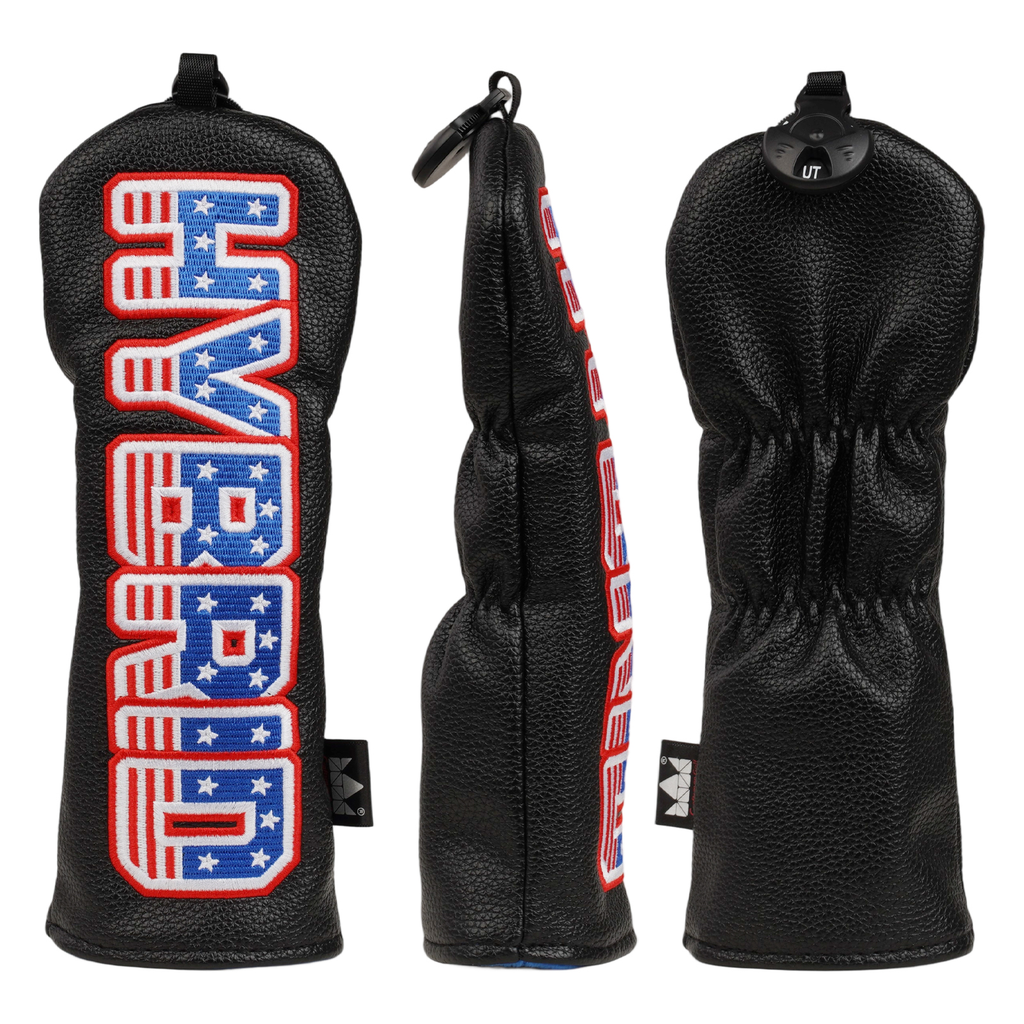 Flag in English Wood Headcover Set