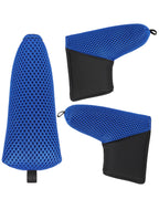 Blue Black Mesh Golf Blade Putter Headcover