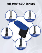 Blue Black Mesh Golf Blade Putter Headcover