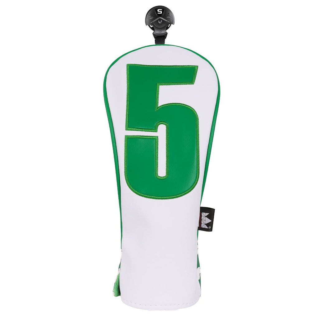 Green Summer Numbers Golf Headcover Set