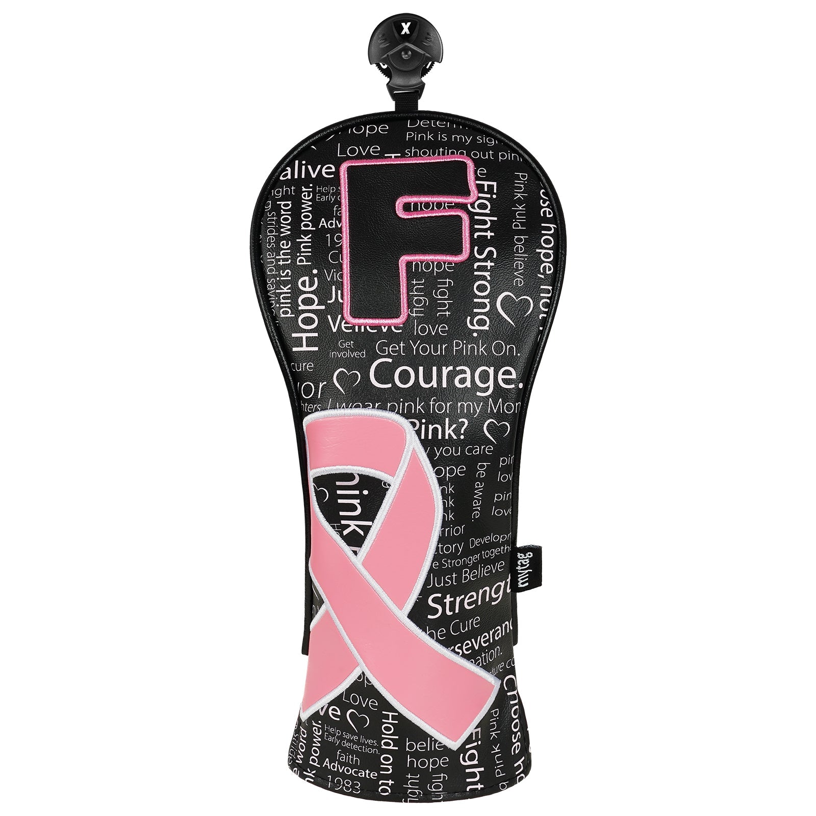Prevention of Breast Cancer Driver Golf Head Cover