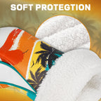 White PU Coconut Palm Golf Headcover Set