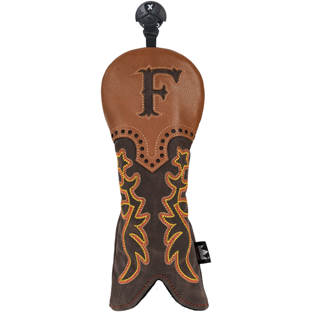 Brown Cowboy Boots Driver Head Cover