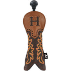 Brown Cowboy Boots Driver Head Cover