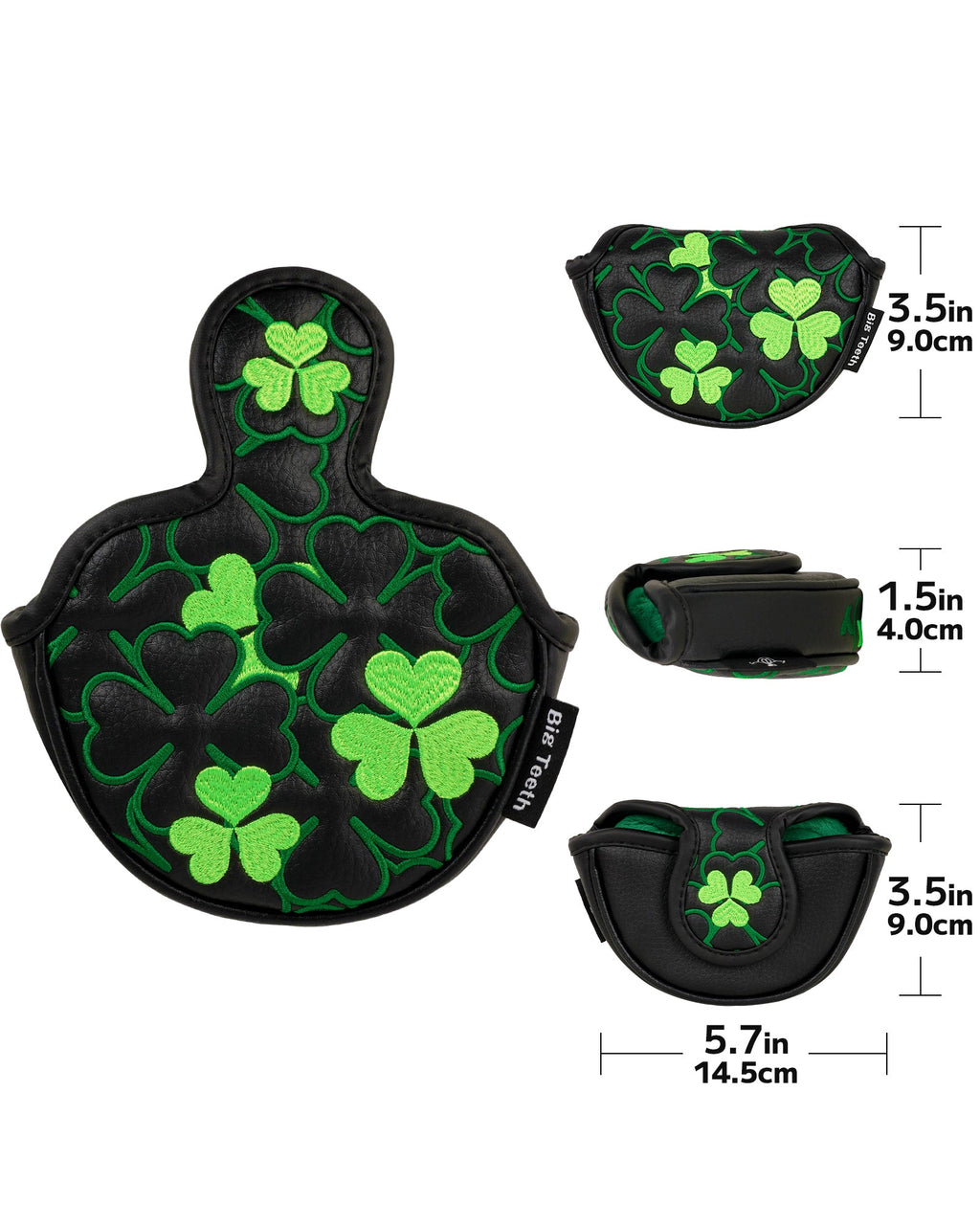 Green Leaf DF3 Mallet Putter Golf Head Cover